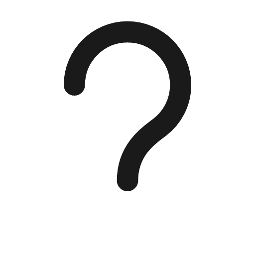 Question icon, line style, from Material Line Icons