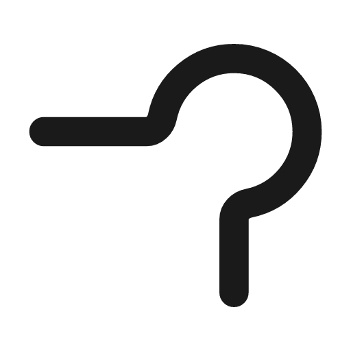 Roundabout left icon, line style, from Material Line Icons