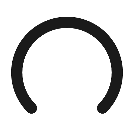 Speedometer icon, line style, from Material Line Icons