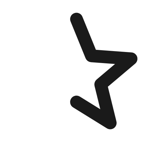 Star right half twotone icon, two-tone style, from Material Line Icons