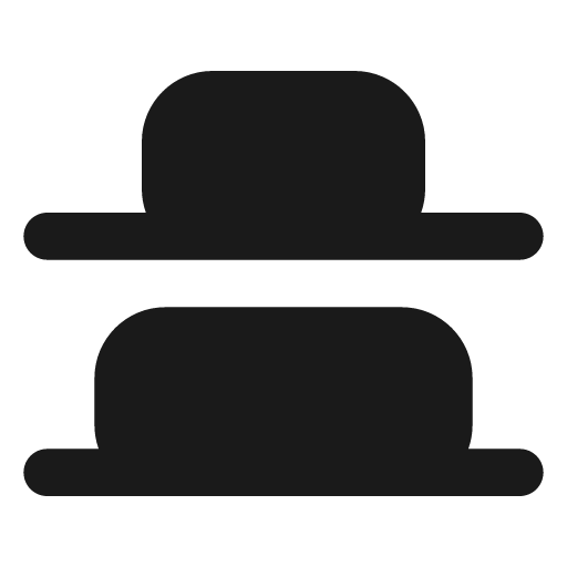 Align vertical distribute end filled icon, filled style, from Lucide Extended
