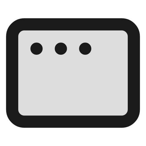 App window mac duotone icon, two-tone style, from Lucide Extended