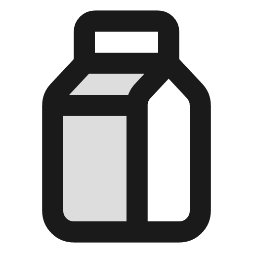 Carton duotone icon, two-tone style, from Lucide Extended