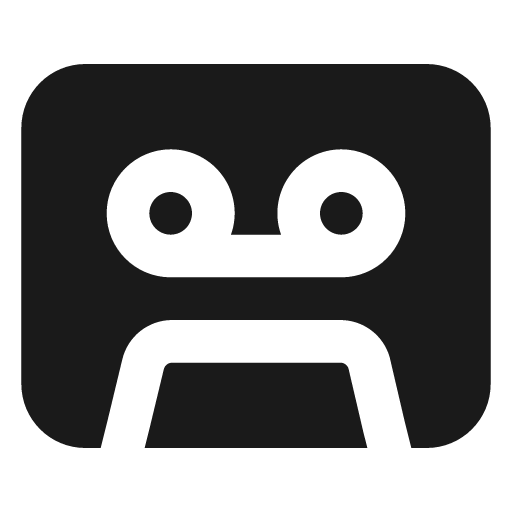 Cassette tape filled icon, filled style, from Lucide Extended