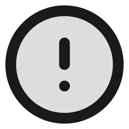 Circle alert duotone icon, two-tone style, from Lucide Extended