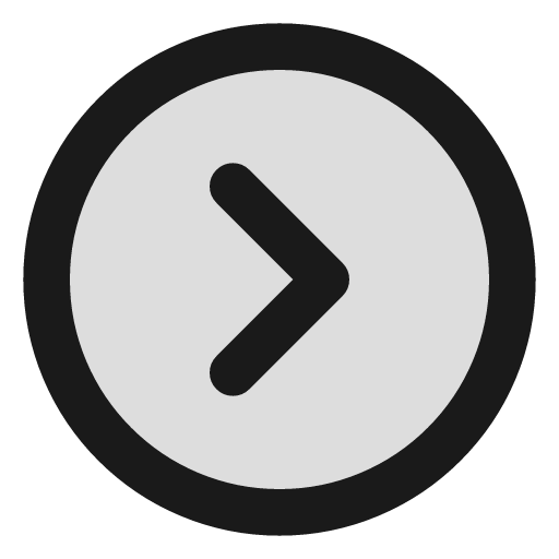 Circle chevron right duotone icon, two-tone style, from Lucide Extended