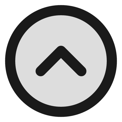 Circle chevron up duotone icon, two-tone style, from Lucide Extended