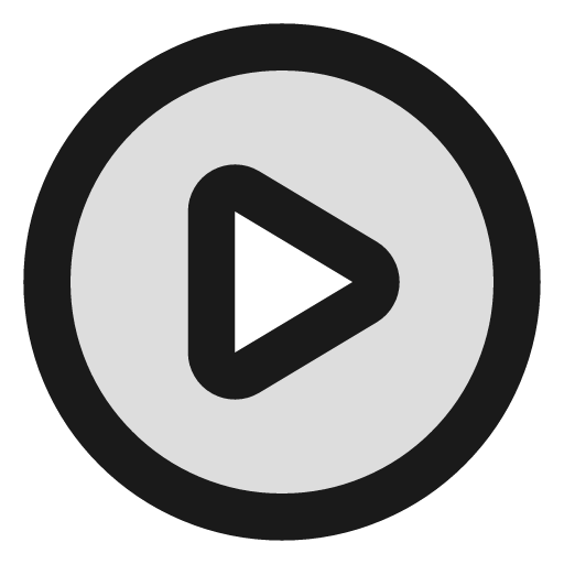 Circle play duotone icon, two-tone style, from Lucide Extended