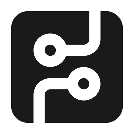 Circuit board filled icon, filled style, from Lucide Extended