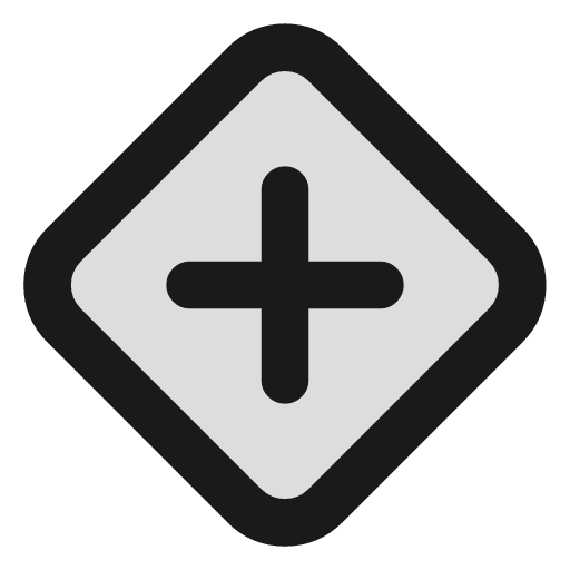 Diamond plus duotone icon, two-tone style, from Lucide Extended