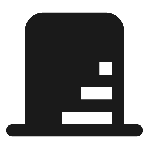 Door stairwell filled icon, filled style, from Lucide Extended