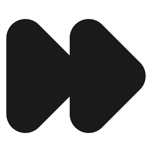Fast forward filled icon, filled style, from Lucide Extended