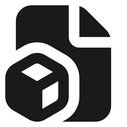 File box filled icon, filled style, from Lucide Extended