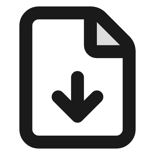 File down duotone icon, two-tone style, from Lucide Extended
