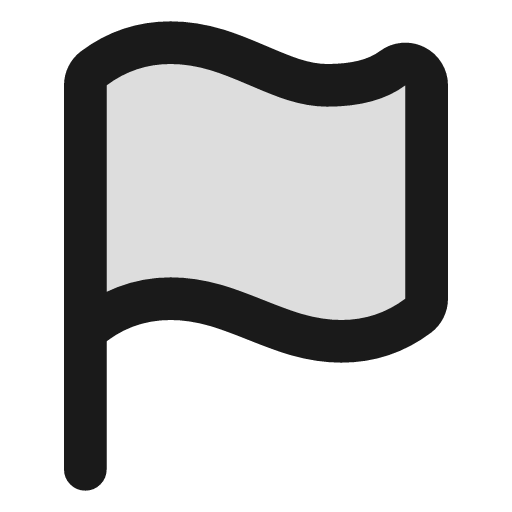 Flag duotone icon, two-tone style, from Lucide Extended