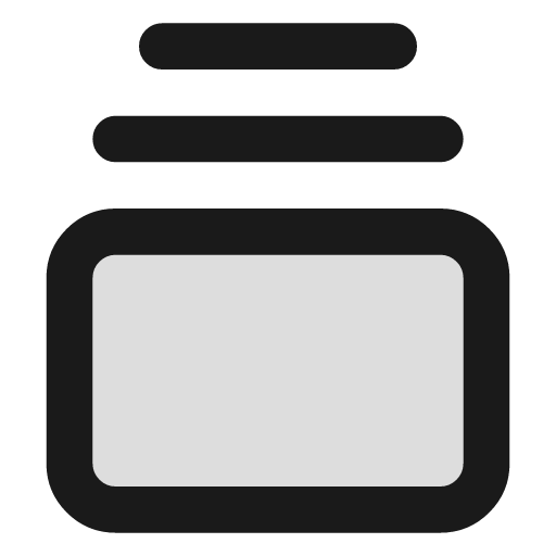Gallery vertical end duotone icon, two-tone style, from Lucide Extended
