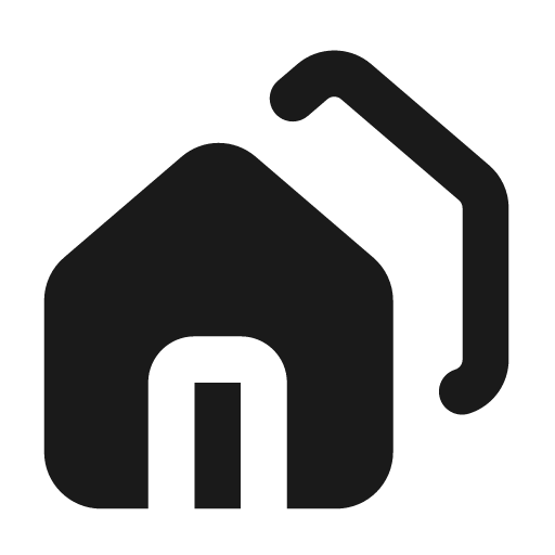 Houses filled icon, filled style, from Lucide Extended