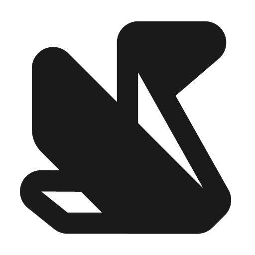 Origami filled icon, filled style, from Lucide Extended