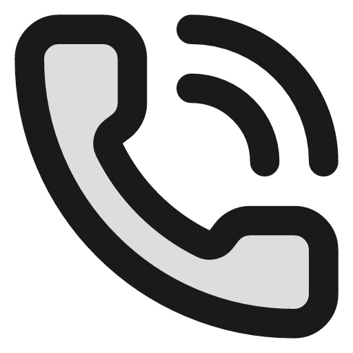 Phone call duotone icon, two-tone style, from Lucide Extended