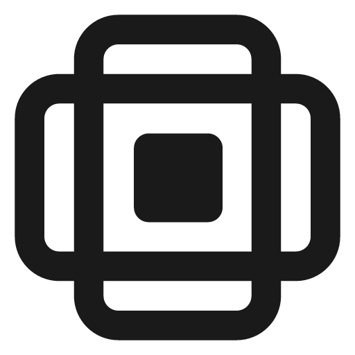 Ratio filled icon, filled style, from Lucide Extended