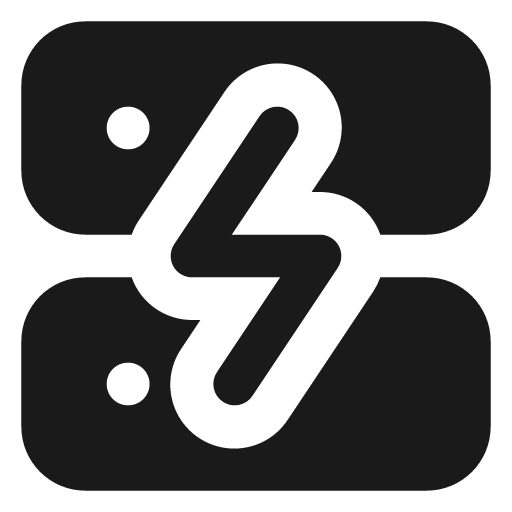 Server crash filled icon, filled style, from Lucide Extended