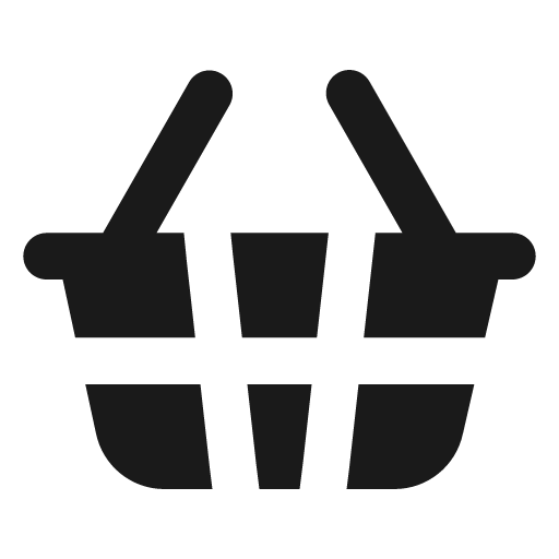 Shopping basket filled icon, filled style, from Lucide Extended