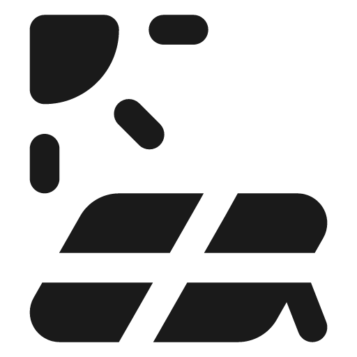 Solar panel filled icon, filled style, from Lucide Extended