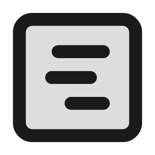 Square chart gantt duotone icon, two-tone style, from Lucide Extended