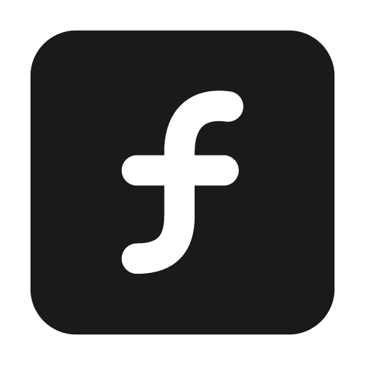 Square function filled icon, filled style, from Lucide Extended