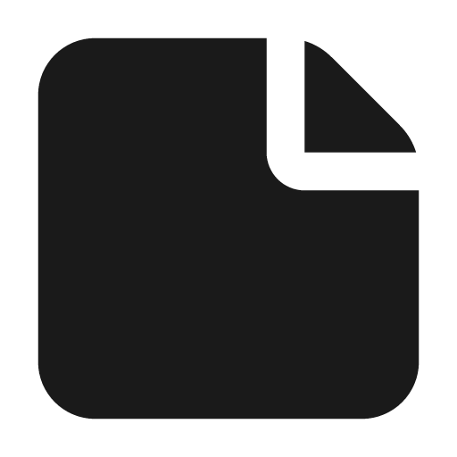 Sticky note filled icon, filled style, from Lucide Extended