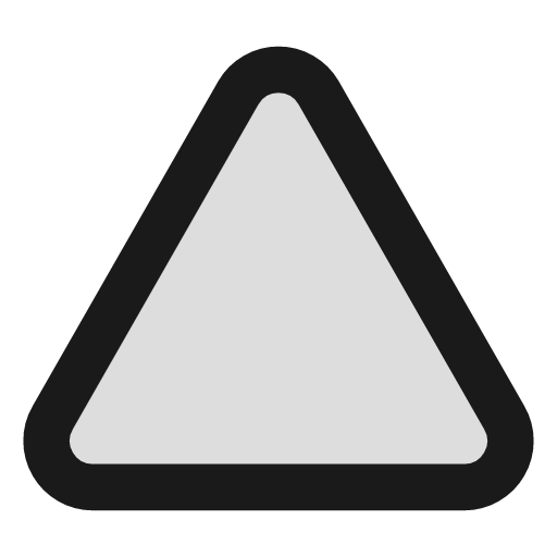 Triangle duotone icon, two-tone style, from Lucide Extended