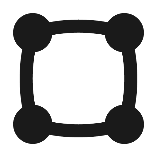 Vector square filled icon, filled style, from Lucide Extended