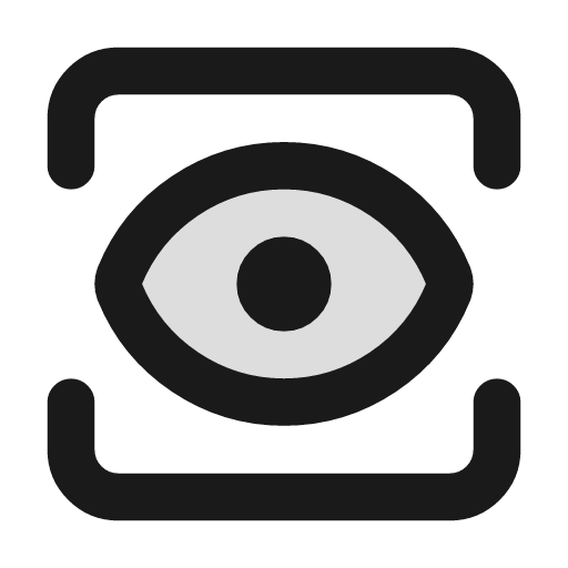 View duotone icon, two-tone style, from Lucide Extended