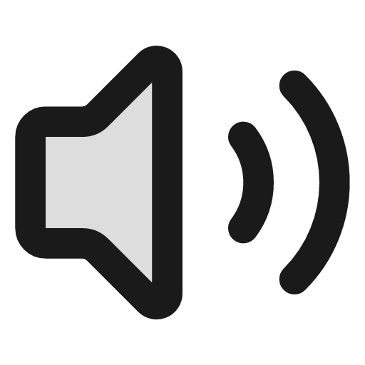 Volume 2 duotone icon, two-tone style, from Lucide Extended