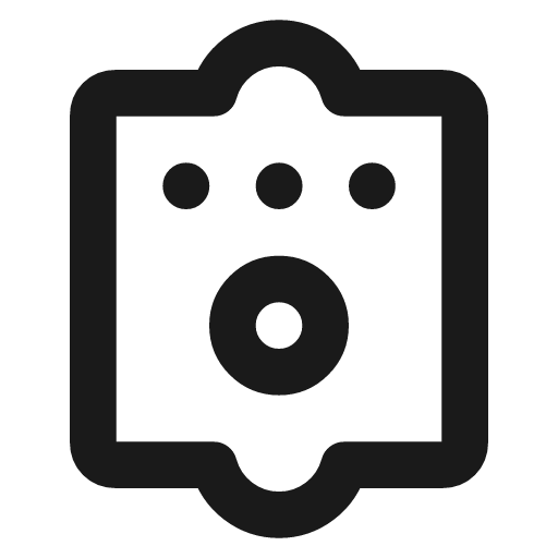 Doorbell intercom icon, line style, from Lucide Lab