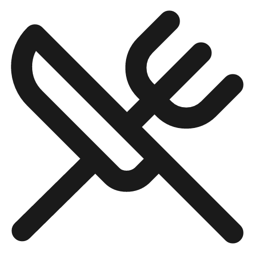 Fork knife crossed icon, line style, from Lucide Lab