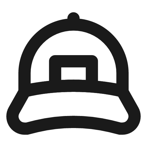 Hat baseball icon, line style, from Lucide Lab