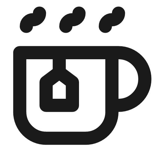Mug teabag icon, line style, from Lucide Lab