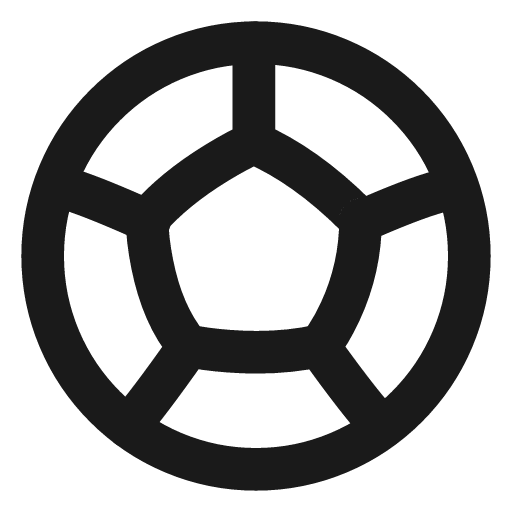 Soccer ball icon, line style, from Lucide Lab