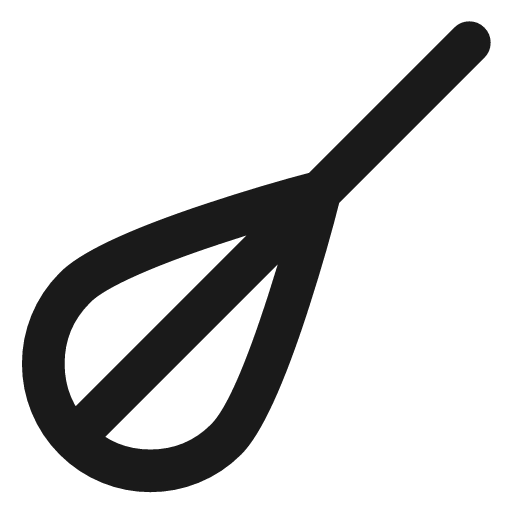 Whisk icon, line style, from Lucide Lab