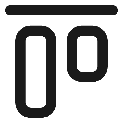 Align start horizontal icon, line style, from Lucide