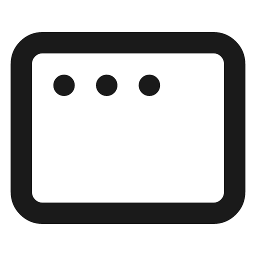 App window mac icon, line style, from Lucide