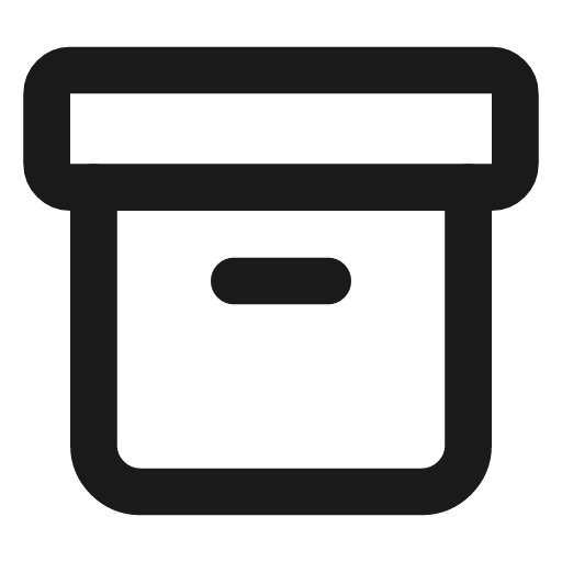 Archive icon, line style, from Lucide