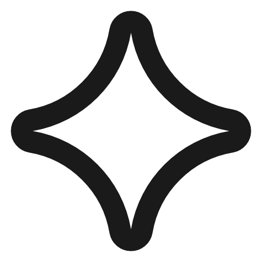 Astroid icon, line style, from Lucide