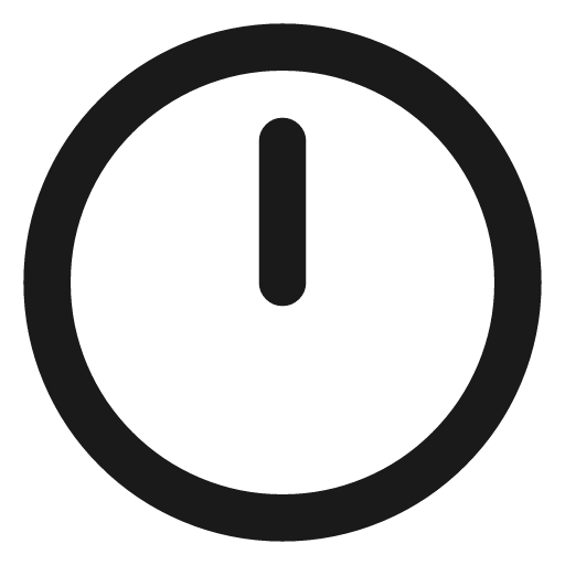 Clock 12 icon, line style, from Lucide