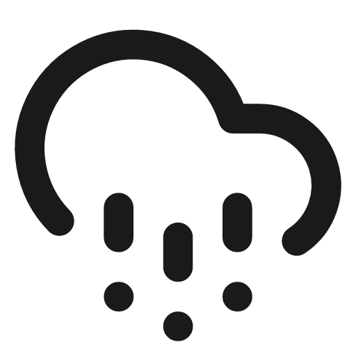 Cloud hail icon, line style, from Lucide