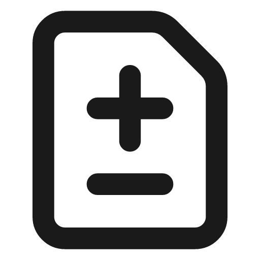 File diff icon, line style, from Lucide
