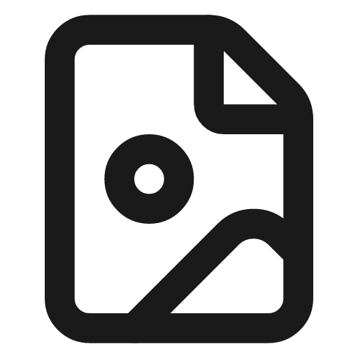 File image icon, line style, from Lucide