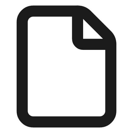 File icon, line style, from Lucide