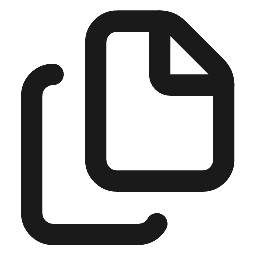 Files icon, line style, from Lucide